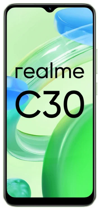 Смартфон realme C30 4/64 ГБ, зеленый
