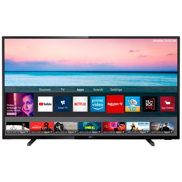 Телевизор Philips 58PUS6504 57.5" (2019), черный