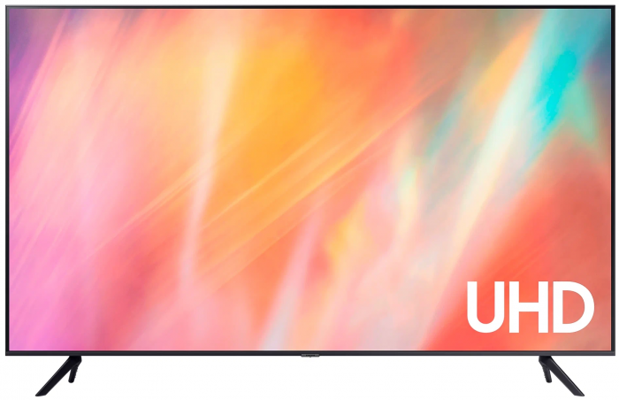 43" Телевизор Samsung UE43AU7100U 2021 LED, HDR, titan gray