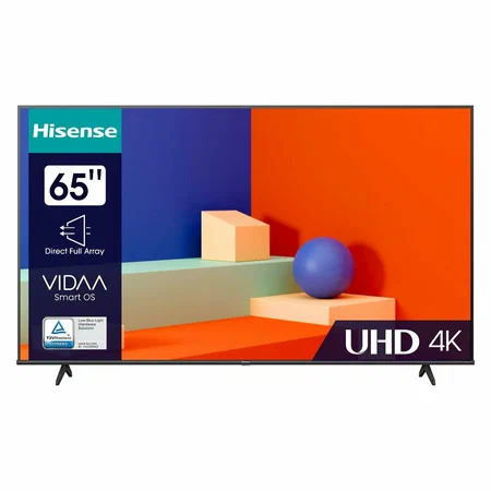 65" Телевизор Hisense 65A6K, черный