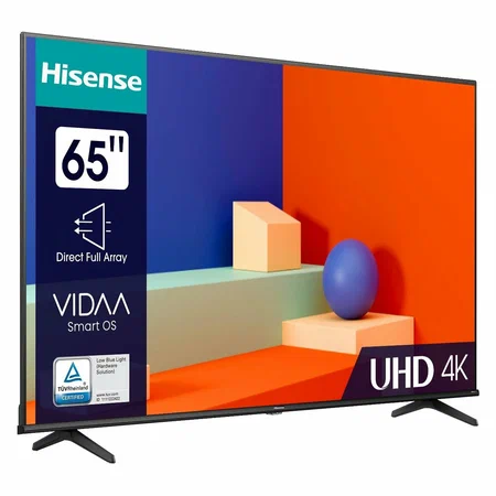 65" Телевизор Hisense 65A6K, черный