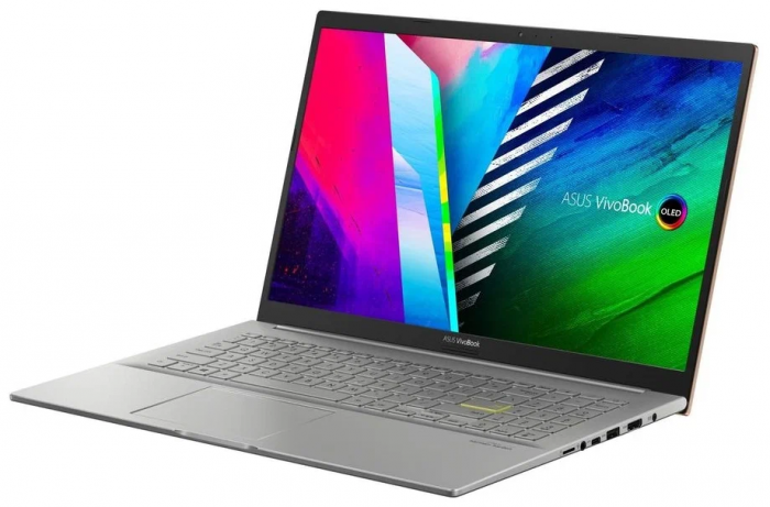 15.6" Ноутбук ASUS Vivobook 15 OLED K513EA-L12013W 1920x1080, Intel Core i5 1135G7 2.4 ГГц, RAM 8 ГБ, SSD 512 ГБ, Intel Iris Xe Graphics, Windows 11 Home, 90NB0SG2-M38550, серебристый
