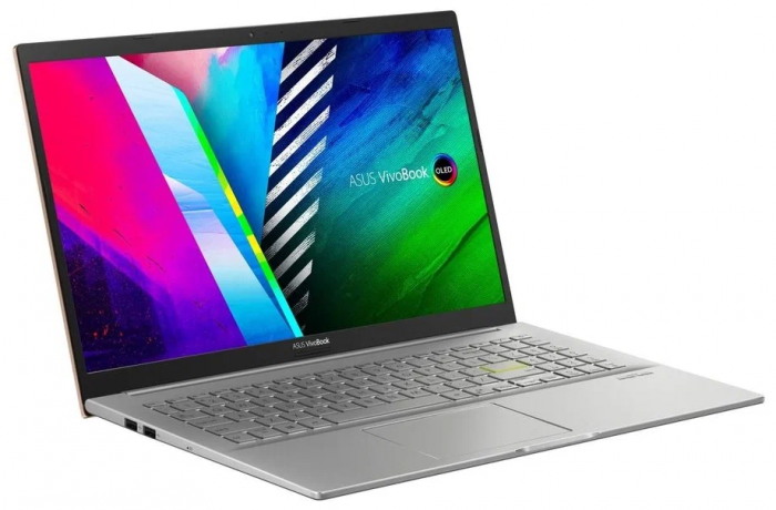 15.6" Ноутбук ASUS Vivobook 15 OLED K513EA-L12013W 1920x1080, Intel Core i5 1135G7 2.4 ГГц, RAM 8 ГБ, SSD 512 ГБ, Intel Iris Xe Graphics, Windows 11 Home, 90NB0SG2-M38550, серебристый
