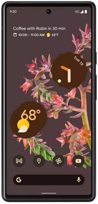 Смартфон Google Pixel 6 8/256Gb, Stormy Black