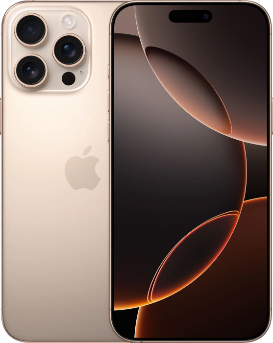 Смартфон Apple iPhone 16 Pro Max 256 ГБ, Nano SIM + eSIM, Desert Titanium