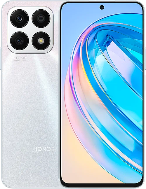 Смартфон HONOR X8A 6/128 ГБ RU, titanium silver