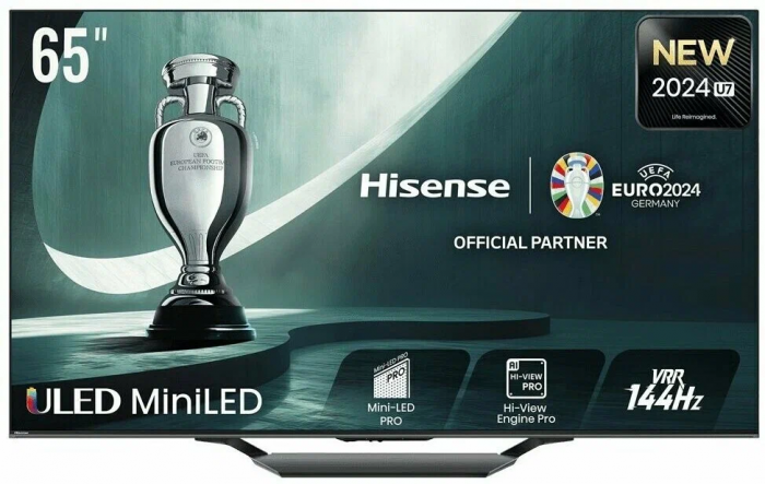 Телевизор Hisense 65U7NQ, темно-серый