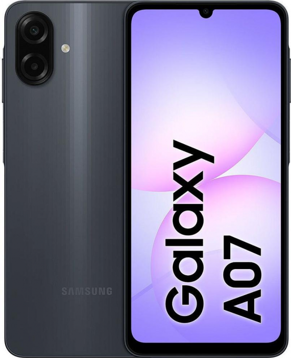 Смартфон Samsung Galaxy A07 4/64Gb, Black