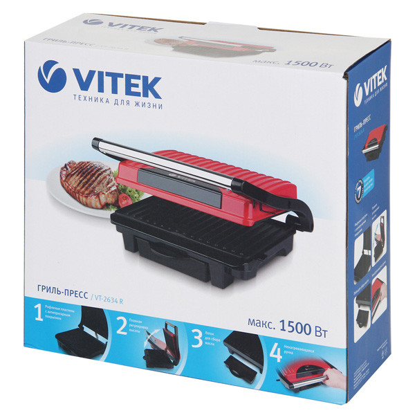 Электрогриль Vitek VT-2634 R
