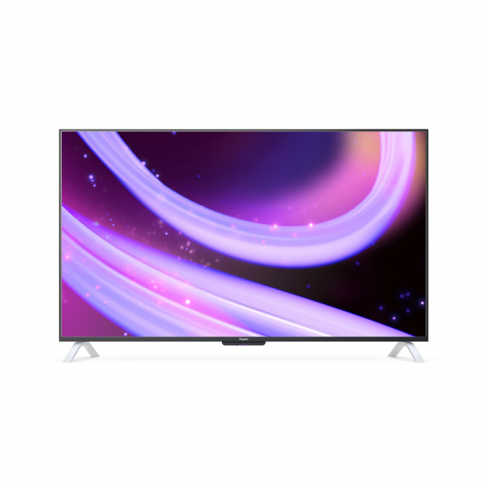 Телевизор Яндекс ТВ Станция QLED с Алисой на YandexGPT, 65“ 4K UHD, QLED, черный