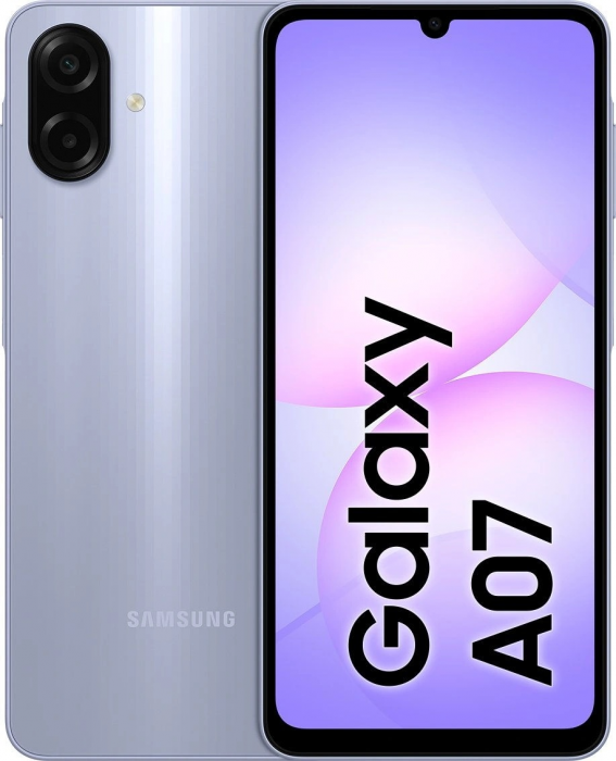 Смартфон Samsung Galaxy A07 4/64Gb, Light Violet