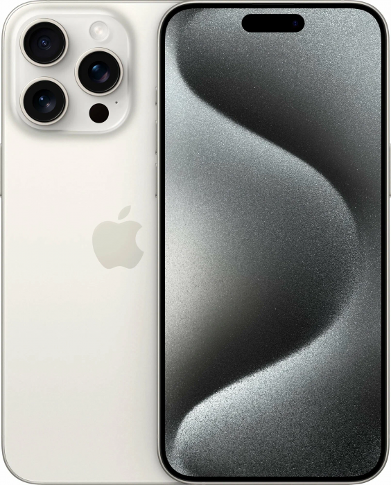 Смартфон Apple iPhone 15 Pro Max 256GB nano-Sim + eSim White Titanium