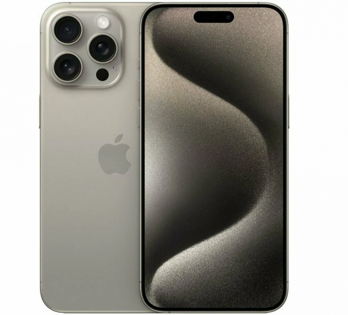 Смартфон Apple iPhone 15 Pro 512 ГБ, nano SIM + eSIM, «титановый натуральный»
