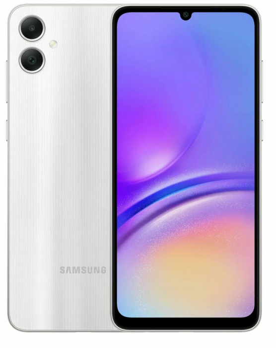 Смартфон Samsung Galaxy A05 4/64 ГБ, серебристый
