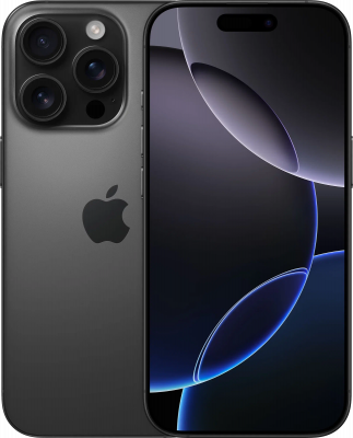 Смартфон Apple iPhone 16 Pro 256 ГБ, Nano SIM + eSIM, Black Titanium