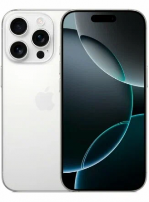 Смартфон Apple iPhone 16 Pro 256 ГБ, Nano SIM + eSIM, White Titanium