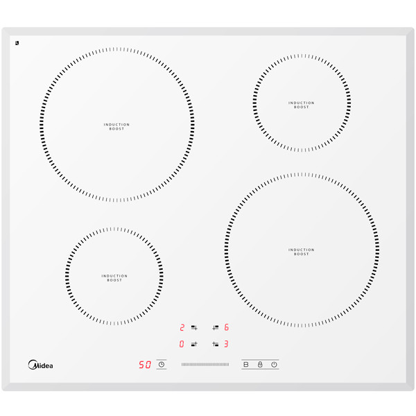 Встраиваемая индукционная панель Midea MIH64721FW