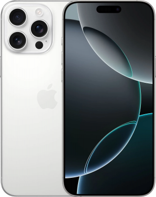 Смартфон Apple iPhone 16 Pro 512 ГБ, Nano SIM + eSIM, White Titanium