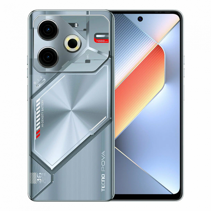 Смартфон Tecno Pova 6 Neo 8/256Gb, Starry Silver
