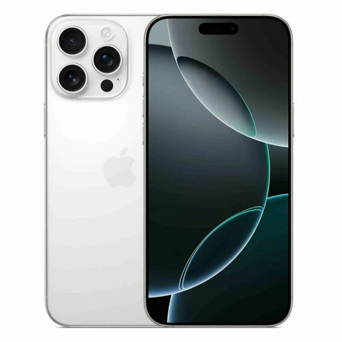 Смартфон Apple iPhone 16 Pro 1ТБ, Nano SIM + eSIM, White Titanium