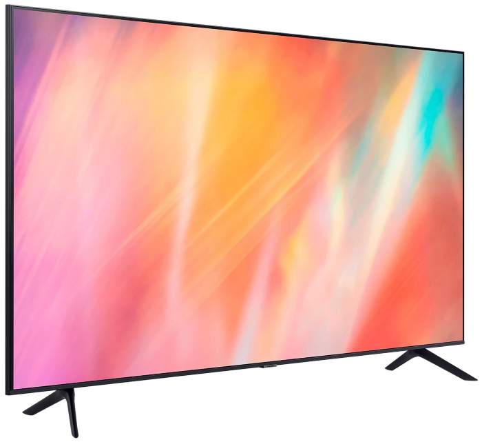 43" Телевизор Samsung UE43AU7100U 2021 LED, HDR, черный