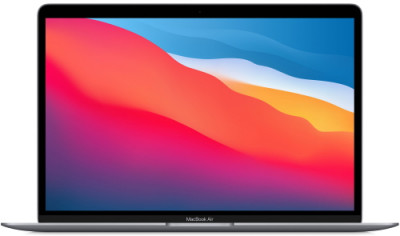 Ноутбук Apple MacBook Air A2337 13.3&quot;, IPS, Apple M1 8 core 3.2ГГц, 8-ядерный, 8ГБ 256ГБ SSD, Mac OS, серый космос [mgn63zp/a]