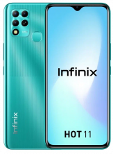 Смартфон Infinix Hot 11 4/128 ГБ, бирюзовый