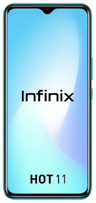 Смартфон Infinix Hot 11 4/128 ГБ, бирюзовый