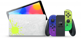 Игровая приставка Nintendo Switch OLED 64 ГБ, Splatoon 3 Edition