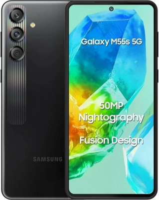 Смартфон Samsung Galaxy M55s 8/256 ГБ, черный