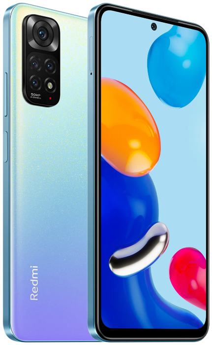 Смартфон Xiaomi Redmi Note 11 4/64 ГБ RU, Dual nano SIM, синие звезды