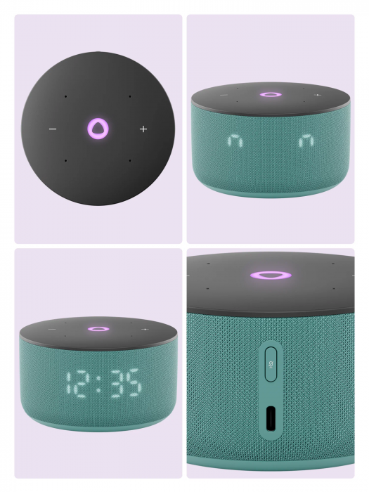 Умная колонка Яндекс Станция Мини 3, бирюзовый