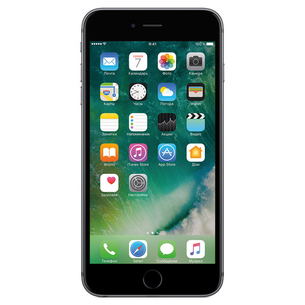 Смартфон Apple iPhone 6s Plus 128GB Space Gray (MKUD2RU/A)