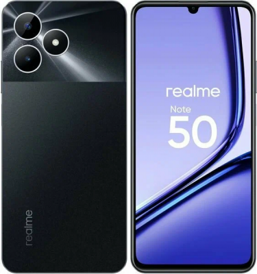 Смартфон realme Note 50 3/64 ГБ RU, полуночно-черный