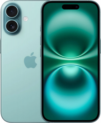 Смартфон Apple iPhone 16 128Gb nano Sim + eSim Teal