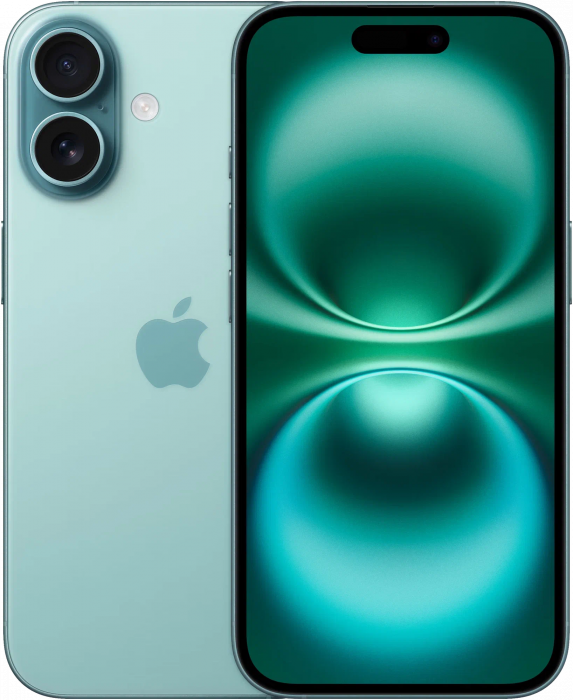 Смартфон Apple iPhone 16 128Gb nano Sim + eSim Teal