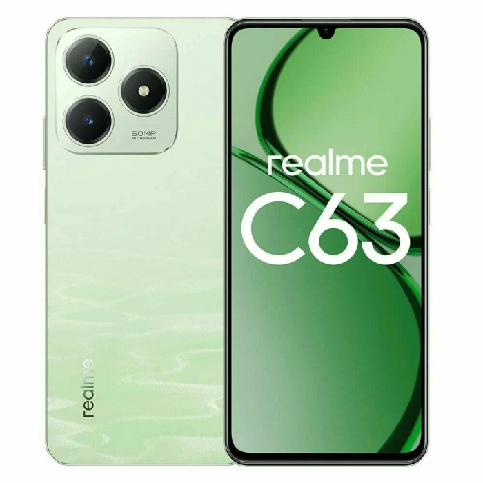 Смартфон Realme C63 6/128Gb, зеленый нефрит
