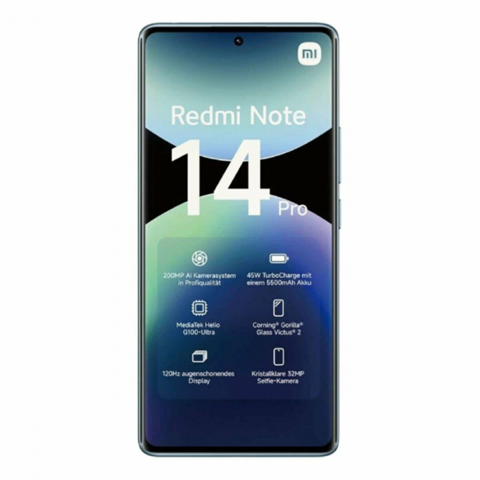 Смартфон Xiaomi Redmi Note 14 Pro 12/256Gb, Ocean Blue