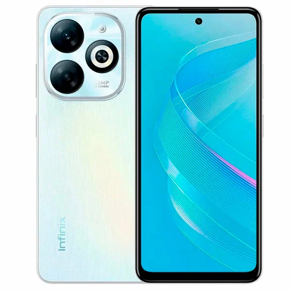 Смартфон Infinix Smart 8 Plus 4/64 ГБ Global, белая галактика