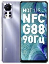 Смартфон Infinix HOT 11S NFC 6/128 ГБ, фиолетовый