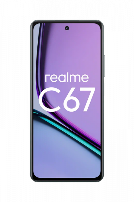 Смартфон realme C67 4G 8/256 ГБ RU, черный камень
