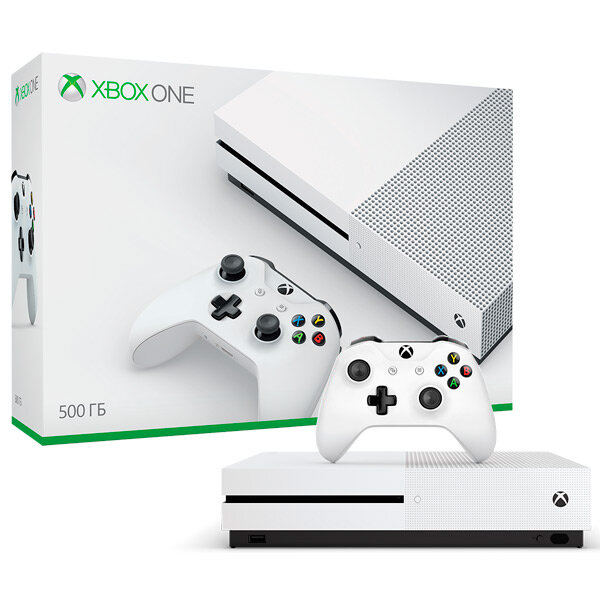 Игровая консоль Xbox One Microsoft S 500 Gb белая (ZQ9-00013)