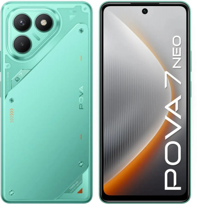 Смартфон Tecno Pova 7 Neo 8/256Gb, Neon Cyan