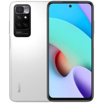 Смартфон Xiaomi Redmi Note 10 4/128 ГБ Global, белая галька