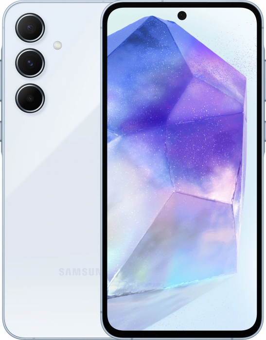 Смартфон Samsung Galaxy A55 5G 12/256 ГБ, iceblue