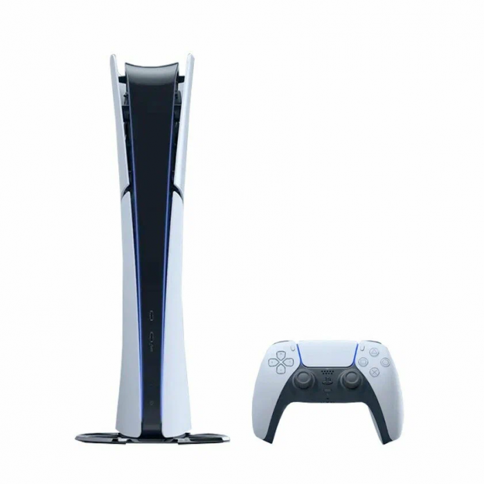 Игровая приставка Sony PlayStation 5 Slim Digital Edition, без дисковода, 1000 ГБ SSD, без игр, белый